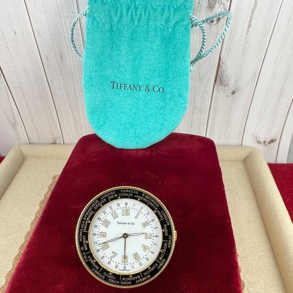Vintage but Almost NEW Tiffany & Co. World Alarm Clock main image 10